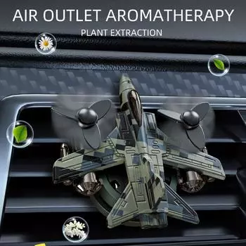 Освежитель воздуха для автомобиля Propeller Fighter Ароматерапия Аксессуары для украшения салона автомобиля Вращающийся ароматерапевтический автоматический диффузор духов синий