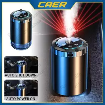 Освежитель воздуха для автомобиля, распылитель тумана, ароматерапия, 5 режимов, удаление запахов, цифровой дисплей со звездным светом, аксессуары для интерьера