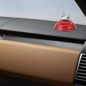 Освежитель воздуха для автомобиля Solar Energy Swan Временная карта парковки Ароматизатор Духи Солнечный ароматерапевтический диффузор Парковка Телефон чёрный