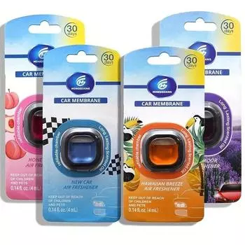 Освежитель воздуха для автомобиля Vent Clip Fresh, устраняющий запахи, 4 мл/0,14 жидких унций. Автомобильный зажим для вентиляции