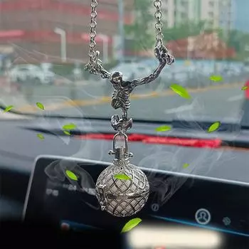 Освежитель воздуха для автомобиля в виде черепа, многоцелевой декор для автомобиля на Хэллоуин, диффузор духов для автомобиля, новые автомобильные ароматы, освежитель воздуха для автомобиля United States