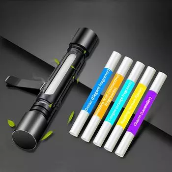 Освежитель воздуха для автомобиля Запах в вентиляционном отверстии Духи Ароматизатор для салона автомобиля Аксессуары для индивидуального дизайна Удаление запахов Инструмент для ароматерапии Lemon 5Pcs