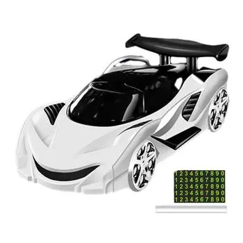 Освежитель воздуха для гоночного автомобиля, держатель для телефона, парковочный номер, длительный аромат, авто ароматерапевтический диффузор, орнамент, аксессуары для салона автомобиля, подарок на день рождения красный