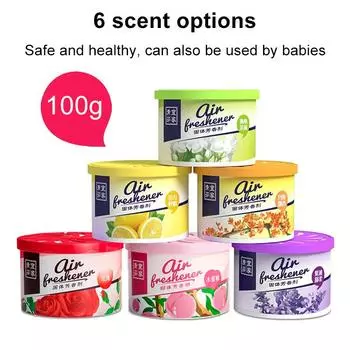 Освежитель воздуха, твердый освежитель для дома, ароматерапия, дезодорант для туалета, дезодорант для ванной комнаты, автомобильные духи 100g-lemon