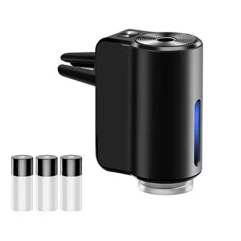 Освежитель воздуха, умный освежитель с тремя регулируемыми режимами, умный автомобильный ароматизатор с 3 маслами, черный 30 мл One Size чёрный