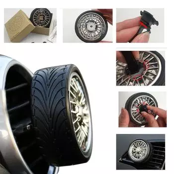 Освежитель воздуха в автомобиль Освежитель воздуха в автомобиль Таблетка с благовониями Освежитель в форме автомобильной шины Клип Орнамент Кондиционер автомобиля CZECH REPUBLIC