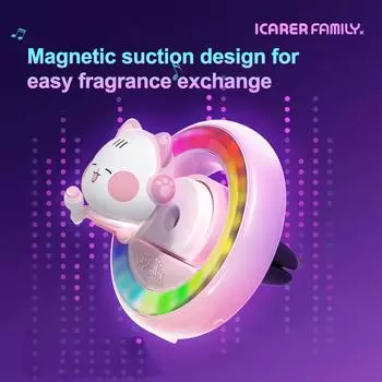 Освежитель воздуха в машину милый медведь пилот вращающийся пропеллер ароматизатор мультяшный освежитель воздуха клипса украшение для воздуховода автомобиля