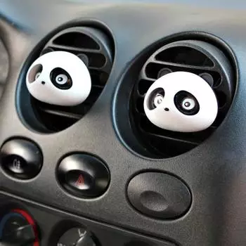 Освежитель воздуха в машину Panda Автомобильный парфюм Автомобильный стайлинг Натуральный запах Клипса для кондиционера Ароматизатор Автомобильные аксессуары Аромат для автомобиля синий