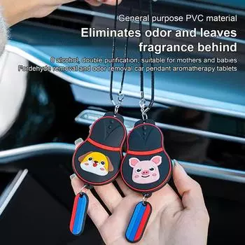 Освежители воздуха для автомобиля Освежитель воздуха с изображением мультяшных животных Таблетки для ароматерапии Креативные диффузоры духов Очиститель воздуха Салон автомобиля