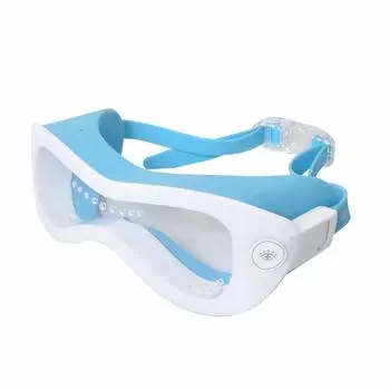 Освежитесь, наблюдая за прозрачной USB-маской для глаз с подогревом CUSBCHEM, видна электрическая нагревательная маска СПАСИБО! синий