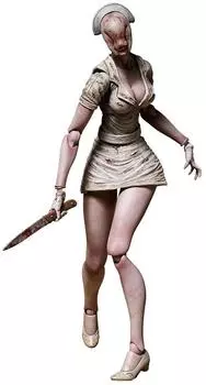 Освобождение figma Silent Hill 2 Bubblehead Nurse окрашенная подвижная фигурка для перепродажи Немасштабная ABS&PVC белый