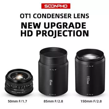 OT1 PRO II фокусирующий конический объектив Canon EF DIY фотография оптический конденсаторный объектив для художественного моделирования фокусировочный объектив