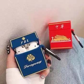 от 19,9 юаней Дополнительный креативный китайский новогодний портсигар для Airpodspro Защитный чехол Чехол для Bluetooth-наушников Airpods 1/2/3 поколения Силиконовый Apple Airpods Pro/PRO2 Furong King