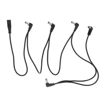 От 1 до 5 гитарных педалей эффектов, разветвитель питания, 5-контактный прямоугольный штекер, кабель питания педали эффектов