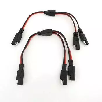 От 1 SAE до 2 SAE удлинитель питания, вилка, кабель, адаптер для батареи солнечной панели, быстрое подключение, отключение 14AWG 18AWG 10A 20A 18awg 10A