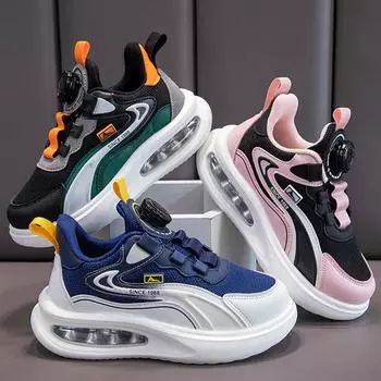 От 28 до 39 лет. Детская модная повседневная спортивная обувь на открытом воздухе. Студенческая обувь. Детская обувь. Туфли для папы. 28 чёрный