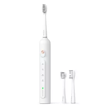 от активной Электрическая зубная щетка Epeios OKare PRO Звуковая зубная щетка Звуковая зубная щетка Электрические сменные щетки 2 перезаряжаемые Срок службы 270 дней 4