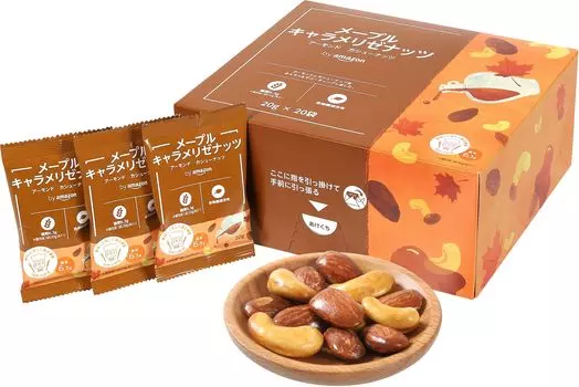 от Amazon Кленовые карамелизированные орехи 20 шт. в индивидуальной упаковке