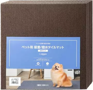 от Amazon Pet Repellent Tile Mat для 1 татами Bitter Brown Adsorbing/Water (18 штук) (Вилять)