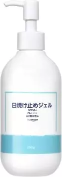 от Amazon Солнцезащитный гель 250 г Емкость (SPF50+/PA++++/Водонепроницаемый/Большой флакон) (Солнечная резинка для волос) белый