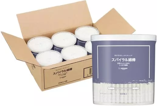 от Amazon Спиральные ватные палочки 200 x 6 шт. (Престо!)
