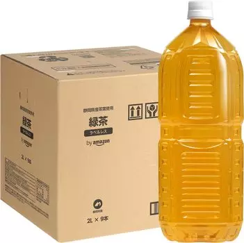 от Amazon Зеленый чай без этикетки 2 л x 9 бутылок