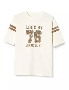 от Beams One Piece College Print One Piece Girls Off White 150 [Look Mini] Детский