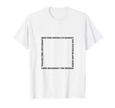 от BEAMS Square Icon Logo BMING / Футболка белый