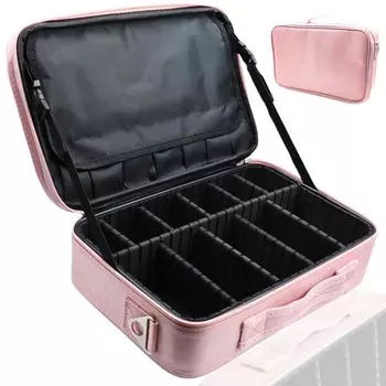 от beauty penogo Макияж Большой M Профессиональный Регулируемый Косметический Держатель Косметических Кистей Включен [Рекомендованные эксперты] Коробка, Емкость, Прочный, Размер, розовый