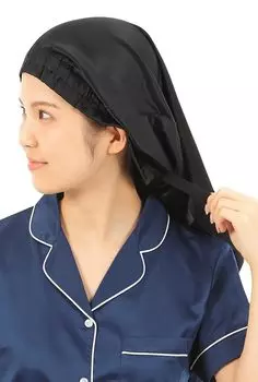 от beauty Шелковая ночная шапочка для длинных волос 6A Натуральный шелк 19 Момме Шелковая шапочка Резиновый размер Регулируемая форма трубки Красивые волосы Предотвращает секущиеся кончики [Miery]