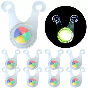 от Camp Fogman Rope Light Light Растяжка для кемпинга, палатка, брезент, набор из 10 шт. [Под руководством инструктора] (радуга)