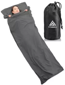 от Camping Association Внутренний спальный мешок легкий альпинистский внутренний двойной полностью может открываться и закрываться из компактного конверта наволочка