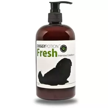 от DOGGY POTION Кондиционер для собак Sensitive Green Apple Natural FRESH для собак и крупных пород Разбавленный [Рекомендуется ветеринарами] Лечебный, Гипоаллергенный,