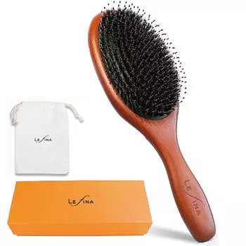 от Head Paddle Pig Shiny Hair Scalp Massage [Супервизируемый испанский специалист] Расческа, Гребень, Щетка, Волосы, Женский, Мужской, Волосы, Уход, (Круглый тип/средний)