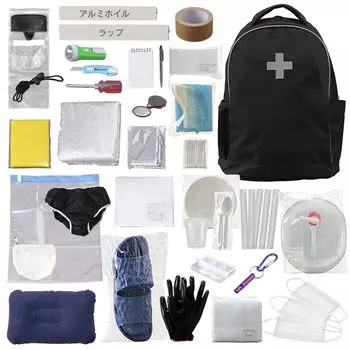 от IRIS OHYAMA, предотвращение стихийных бедствий. В комплект входит воздушная подушка, которая сделает жизнь в убежище более комфортной. Этот рюкзак поможет предотвратить стихийные бедствия.