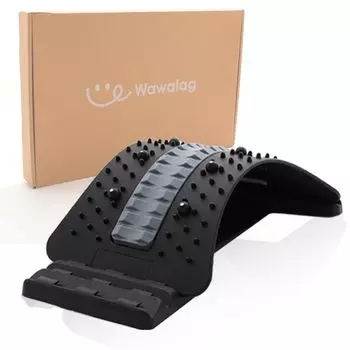 от Judo Wawalag Cenobee Plus Растяжитель для спины Растяжка спины Оборудование для растяжки поясницы Точка давления Товары для здоровья Подарок [Рекомендуемый терапевт] чёрный