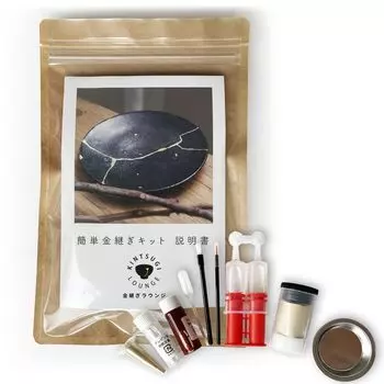от Kintsugi Kintsugi Lounge Easy Kintsugi Kit Легкий набор Kintsugi, позволяющий даже новичкам легко делать простые Kintsugi. Использует синтетическую смолу, которая