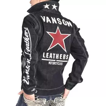 от нашей джинсовой куртки Jean Jean One Star Embroidery Patch Dark Indigo [Banson] [Магазин товаров по индивидуальному заказу] и JFV-2301-INDIGO-B (JP, Алфавит, XL, (В))