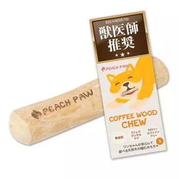 от персиковой лапки кофейная деревянная жевательная игрушка для собак жевательная игрушка деревянная жевательная деревянная игрушка для собак деревянная палочка натуральное дерево кофейная древесина для маленьких собак размер S [рекомендуется