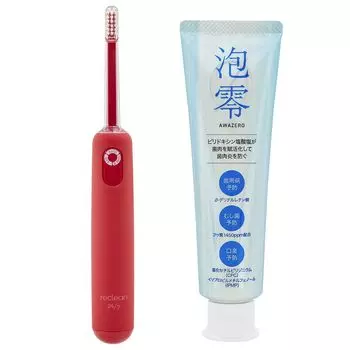 от стоматологического университета reclean Reclean Foam Set Ультразвуковая электрическая зубная щетка гель высокой концентрации пародонтальный гингивит зубной налет уход за полостью рта красный