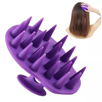 от TAKES Scalp Brush Scalp Massage Shampoo Brush Head Spa Relax [под наблюдением дерматолога] (фиолетовый) фиолетовый