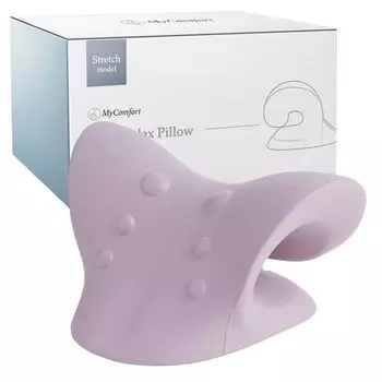 от Тихиро Кондо x Представлено на Mezamashi MyComfort Neck Stretch Подушка для шеи 5 минут на Подушка, которая растягивает плечи и лопатки Подушка для шеи лавандовый