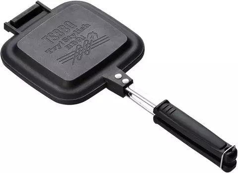 от Tsubame TSBBQ Hot Sand Maker Хлебные уши склеиваются, а начинка вытекает Стильный логотип бренда Так как он превращается в сковороду, и его легко чёрный