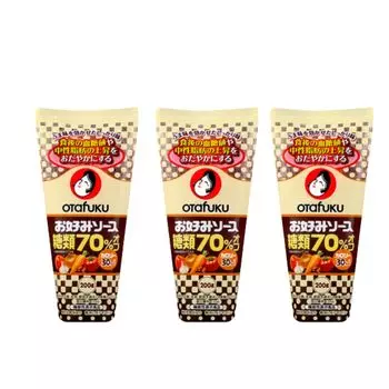 Otafuku Okonomi Sauce off sugar 200g x 3 bottles set with original sticker 70%