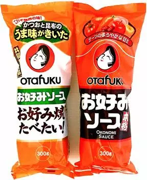 Otafuku Okonomi Sauce Set of 2 Authentic Okonomi Sauce Sauce with the Umami of Bonito and Kelp I Want to Eat 1 bottle 2 bottles in total [Assortment]