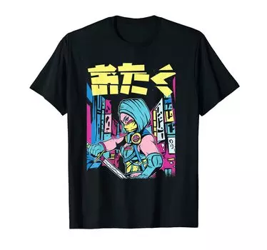 Otaku Urban Ninja Anime Japan Gift - T-Shirt чёрный