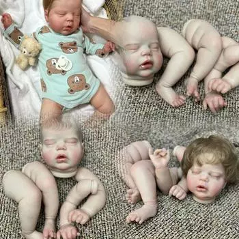 OtardDolls 18-дюймовые новые стили виниловых кукол Reborn, лысые/окрашенные волосы/прошитые волосы Painted Bald