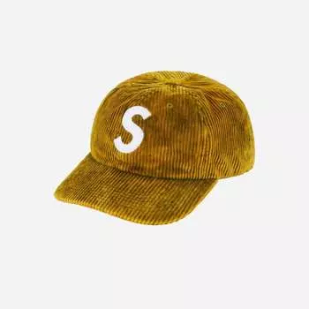 Отбеленная оливковая ткань Supreme Corduroy S с 6 панелями 23FW -