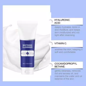 Отбеливание Увлажнение Очищение лица Успокоение Улучшение Сухость Нежность Разглаживание Глубокое увлажнение Очищение Грязь И Масло Не Стягивает One Size