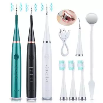 Отбеливание зубов Электрический очиститель зубного камня Звуковой очиститель зубного камня Ирригатор для полости рта Чистящее устройство Зубная щетка Перезаряжаемая